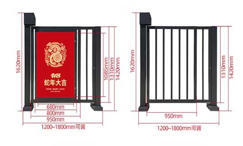 深圳小区公寓人车分流广告栅栏自动门安装 - 专业服务